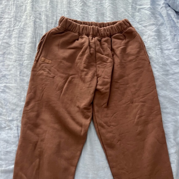 Set Active Mocha Brown Sweatpants M - Picture 5 of 6